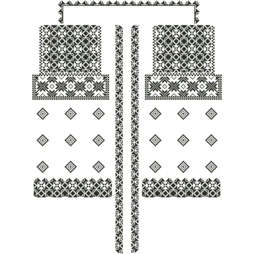 БЖ-049  Заготовка женской сорочки. Барвиста Вишиванка