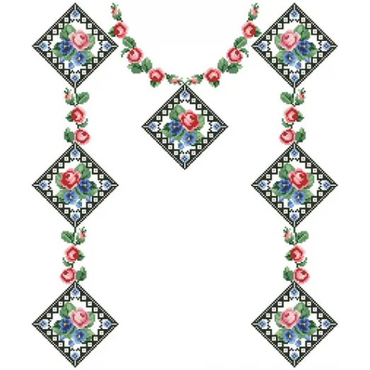 БЖ-053 Заготовка женской сорочки. Барвиста Вишиванка