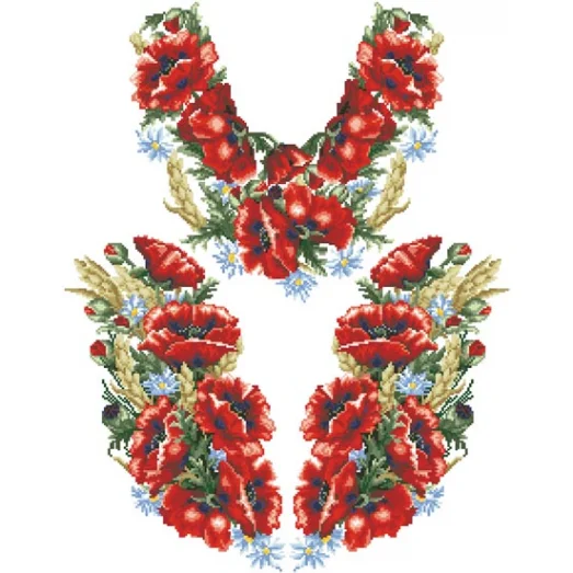 БЖ-054 Заготовка женской сорочки. Барвиста Вишиванка