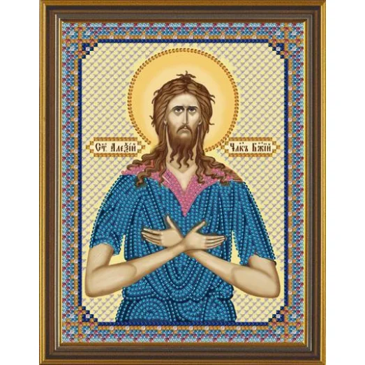 С6102 Св. Алексей Человек Божий. Набор для вышивки бисером Нова Слобода