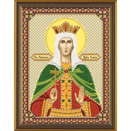 С6153 Св. Равноап. Царица Елена. Набор для вышивки бисером Нова Слобода