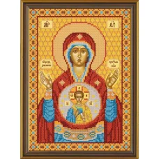 С9055 Богородица Знамение. Набор для вышивки бисером Нова Слобода