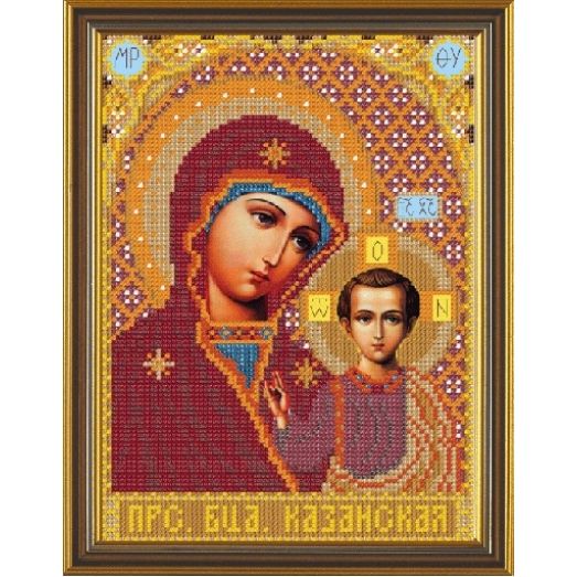 С9062 Богородица Казанская. Набор для вышивки бисером Нова Слобода