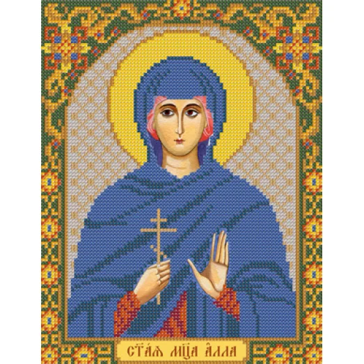 С9102 Св. Мц. Алла Готфская. Набор для вышивки бисером Нова Слобода