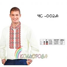 ЧС-002А КОЛЁРОВА. Заготовка сорочка мужская для вышивки 
