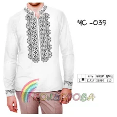 ЧС-039 КОЛЁРОВА. Заготовка сорочка мужская для вышивки