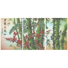 ЧКТ-3169 Триптих. Целебный бамбук. Схема для вышивки бисером Феникс