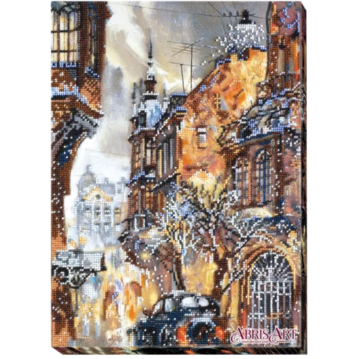 АВ-409 Снег в декабре. Набор для вышивки бисером. Абрис Арт