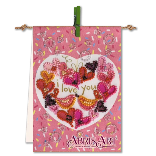 АТ-006 Набор-флажок Песня любви. ТМ Абрис Арт