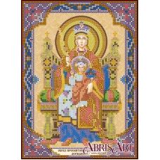 АСК-167 Богородица Державная Схема для вышивки бисером на холсте Абрис Арт