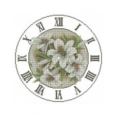 А3-К-151 Часы  Романтические лилии. Схема для вышивки бисером ТМ Acorns