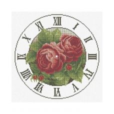 А3-К-149 Часы Романтические розы. Схема для вышивки бисером ТМ Acorns