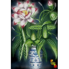 ФЧК-2115 Королевский лотос. Схема для вышивки бисером Феникс