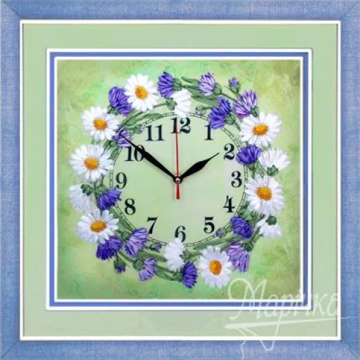 ЧНЛ-2005 Часы. Солнечный веночек. Набор для вышивки бисером ТМ Маричка