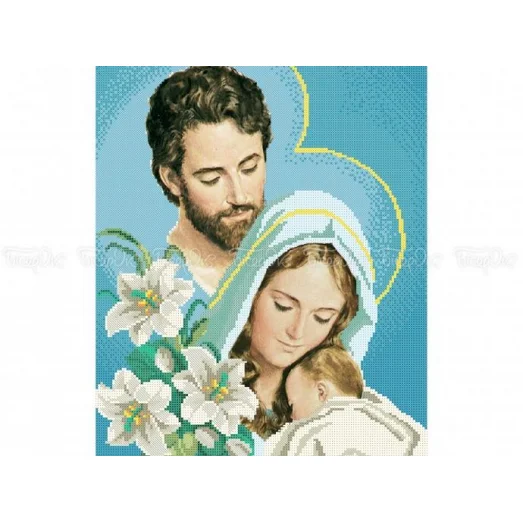 ЧВ-5164 Св.Сімейство з ліліями. Схема для вышивки бисером. Бисерок