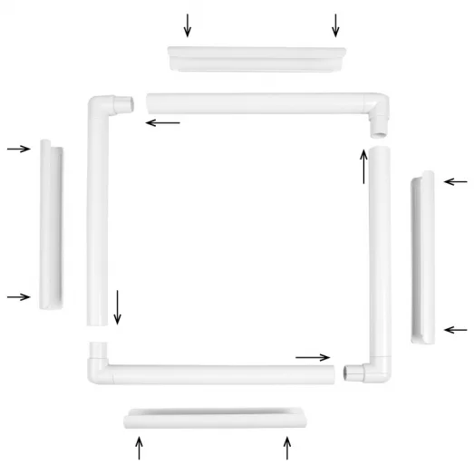CL20х20 Рамка-пяльцы для вышивки (снапы)
