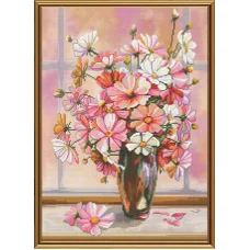 СР3205 Цветочная дымка. Набор для вышивки крестом. Нова Слобода