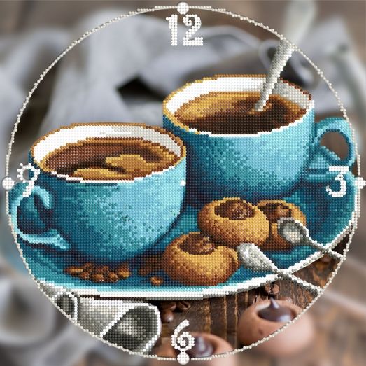 CR-007(27*27) Кофе. Схема для вышивки бисером Свит Арт 