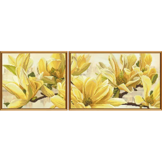 СВ6583 Магнолия Баттерфляй. Набор для вышивки крестом. Нова Слобода