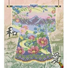 ФЧК-3081 Цветочное кимоно. Схема для вышивки бисером Феникс