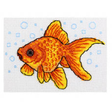 М-0222 Маленькая рыбка. Набор для вышивки нитками ВДВ