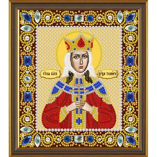 Д6170 Св. Блгв. Царица Тамара. Набор для вышивки бисером и камнями. Нова Слобода