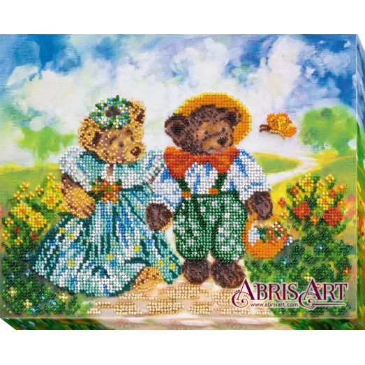 АВ-525 Солнечная полянка. Набор для вышивки бисером. Абрис Арт