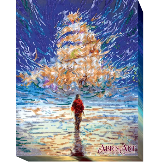 АВ-433 Небесный парусник. Набор для вышивки бисером. Абрис Арт