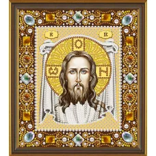 Д6016 Спас Нерукотворный. Набор для вышивки бисером и камнями. Нова Слобода