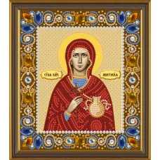 Д6142 Св. Вмц. Анастасия. Набор для вышивки бисером и камнями. Нова Слобода