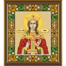Д6155 Св. Вмц. Ирина. Набор для вышивки бисером и камнями. Нова Слобода