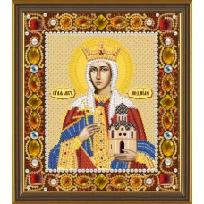 Д6160 Св. Мц. Людмила. Набор для вышивки бисером и камнями. Нова Слобода