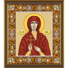 Д6169 Св. Мц. София. Набор для вышивки бисером и камнями. Нова Слобода