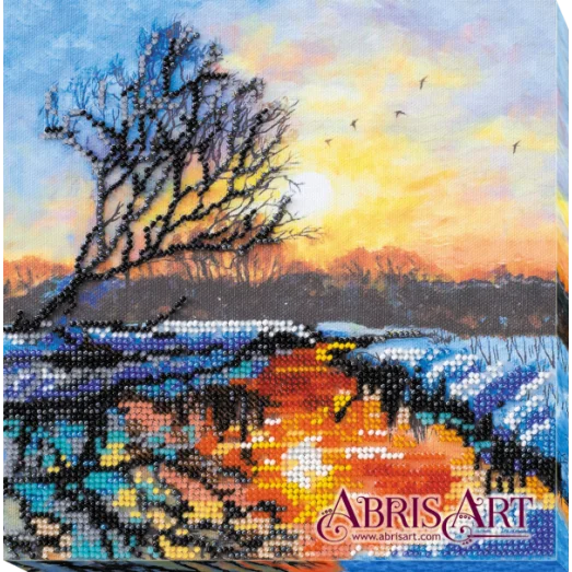 АМВ-018 Набор для вышивки бисером Заря вечерняя. ТМ Абрис Арт