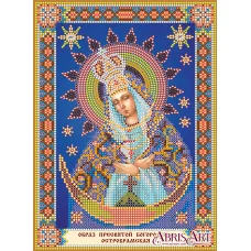 АСК-155 Икона Богоматери Остробрамская Схема для вышивки бисером на холсте Абрис Арт