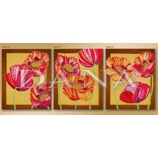 ДАНА-412 Маки. Схема для вышивки бисером