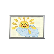 ФР-ДБп6-010 Солнце на тучке. Схема для вышивки бисером ТМ Фурор Рукоделия