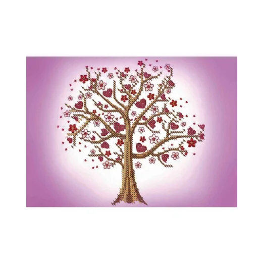 А5-Д-195 Дерево любви. Схема для вышивки бисером ТМ Acorns