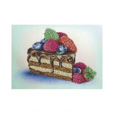 А4-К-1061 Десерт с ягодами. Схема для вышивки бисером ТМ Acorns