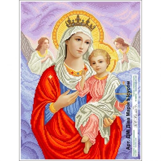 ДМІ (набор) Дева Мария с Иисусом. БС Солес