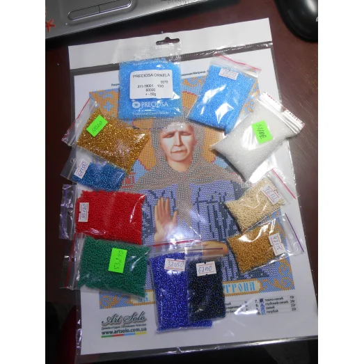 VIA-4012 Святая Блаженная Матрона. Схема для вышивки бисером. АртСоло