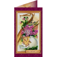 АО-006 Пасхальный сюжет-6. Набор-открытка для вышивки бисером Абрис Арт