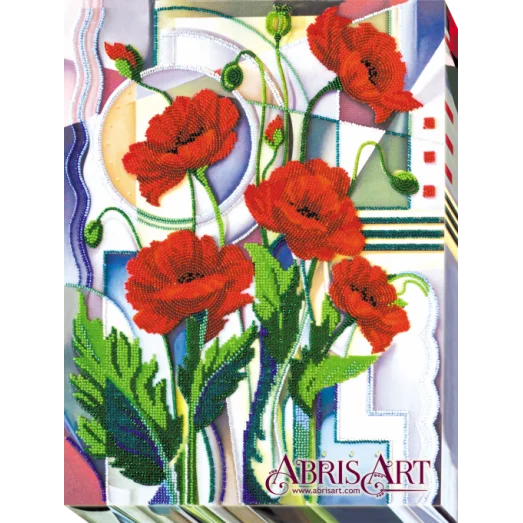 АВ-529 Цветы Морфея. Набор для вышивки бисером ТМ Абрис Арт