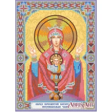АСК-151 Икона Богородицы Неупиваемая чаша Схема для вышивки бисером на холсте Абрис Арт