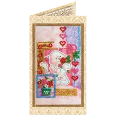 АО-125 Амурчик. Набор-открытка для вышивки бисером Абрис Арт