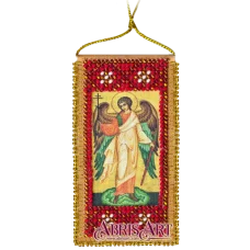 АВО-001-01 Молитва Ангелу-хранителю (укр). Набор для вышивки бисером Абрис Арт