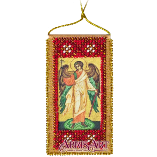 АВО-001-01 Молитва Ангелу-хранителю (укр). Набор для вышивки бисером Абрис Арт