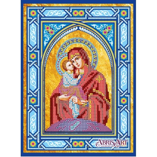 АСК-146 Икона Богородицы Почаевская Схема для вышивки бисером на холсте Абрис Арт