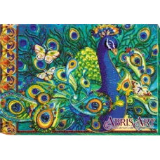 АВ-577 Пестрый веер. Набор для вышивки бисером. Абрис Арт