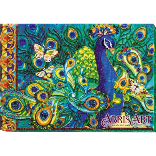 АВ-577 Пестрый веер. Набор для вышивки бисером. Абрис Арт